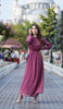 Nadia Smocked Chiffon Modest Long Maxi Dress - Orchid - FINAL SALE