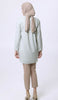 Nadra Embroidered Mostly Cotton Tunic Dress - Mint