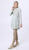 Nadra Embroidered Mostly Cotton Tunic Dress - Mint