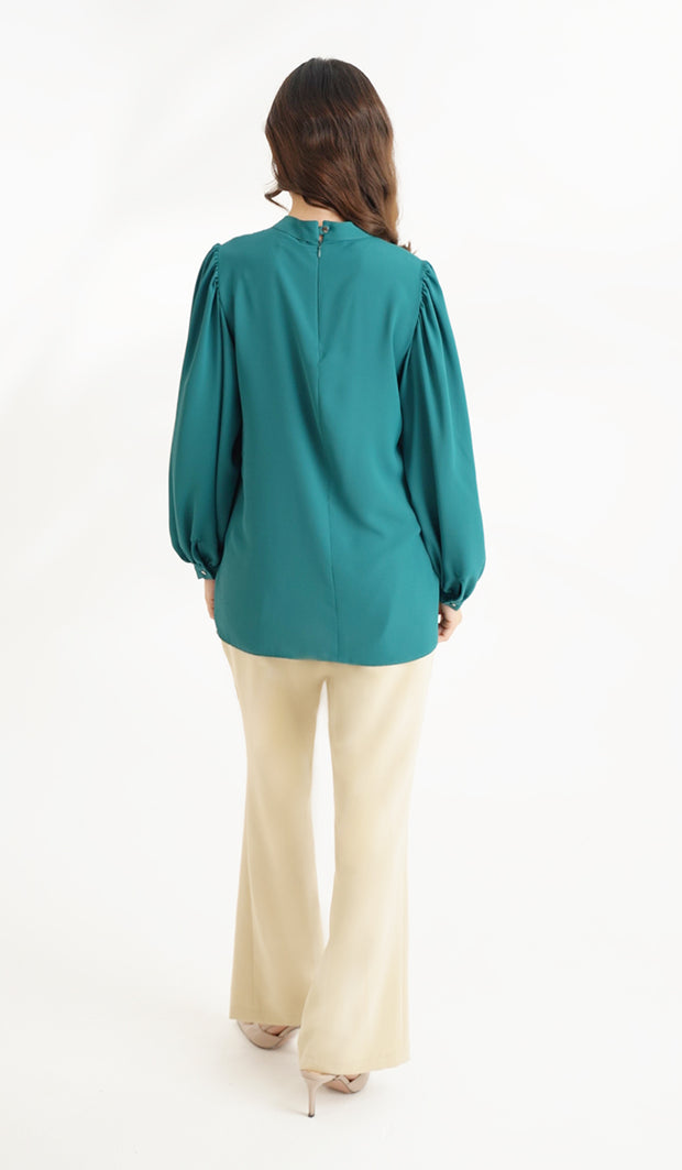 Nariman Essential Everyday Blouse - Forest