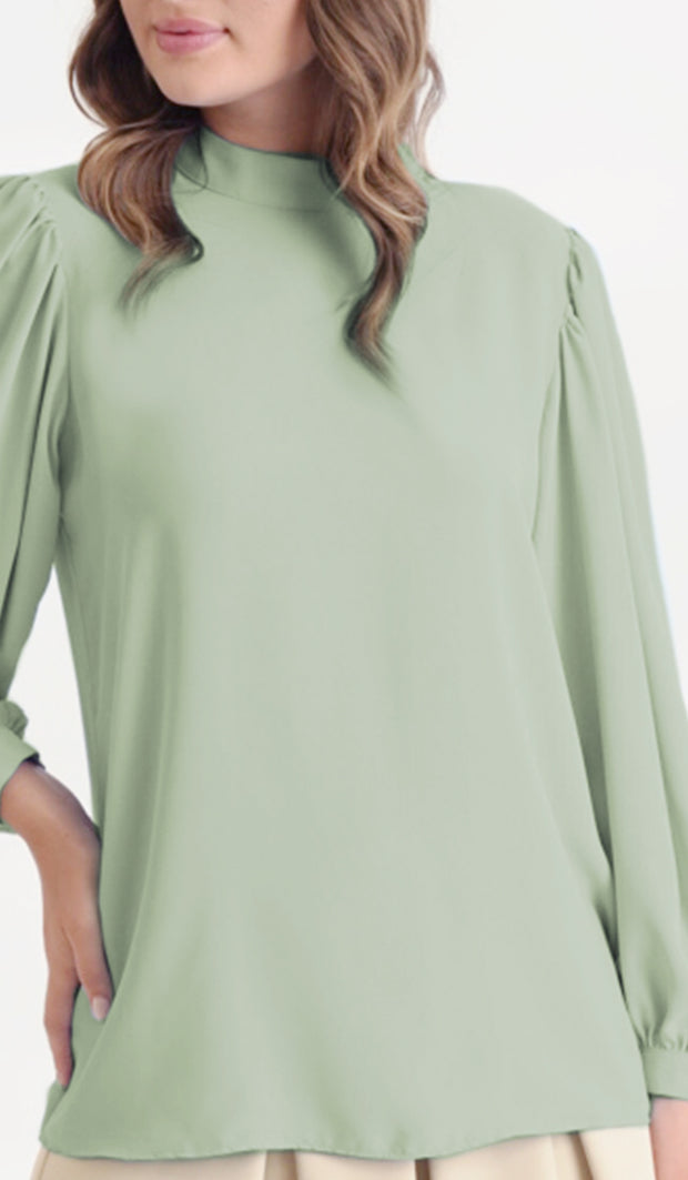 Nariman Essential Everyday Blouse - Sage