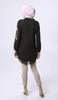 Nazmin Embroidered Long Tunic - Black - FINAL SALE