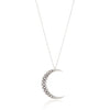 Collier croissant de lune en argent sterling Nina - Argent