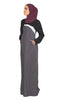 One Piece Stretch Sports Hijab - Plum