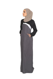 Hijab de sport extensible une pièce - Moka