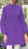 Panar Long Light Cotton Everyday Buttondown Shirt - Grape - FINAL SALE