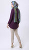 Parisa Long Modest Everyday Tunic - Purple - FINAL SALE