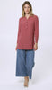 Parisa Long Modest Everyday Tunic - Rose Pink - FINAL SALE