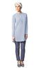 Parisa Long Modest Everyday Tunic - Silver Mist - FINAL SALE