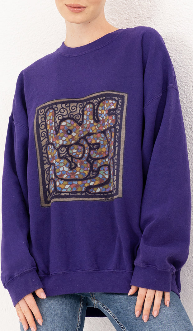 Sweat-shirt avec calligraphie arabe - Rabbi Zidni Ilma (ربِّ زِدْنِي عِلْماً - O Seigneur, augmente mes connaissances)