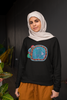 Sweat-shirt avec calligraphie arabe - MashAllah (مَا شَاءَ ٱللَّٰهُ) Floral 