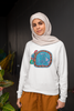 Sweat-shirt avec calligraphie arabe - MashAllah (مَا شَاءَ ٱللَّٰهُ) Floral 