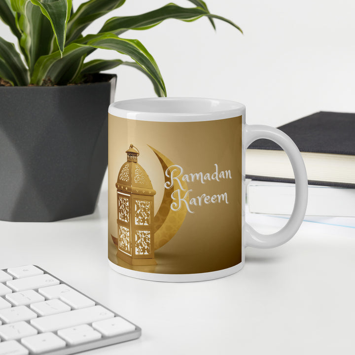 Tasse Ramadan Kareem - Lanterne et Croissant