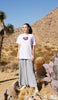 Rumi Quotes Fine T-shirt à manches courtes pour femmes - Shine - Blanc/Multi