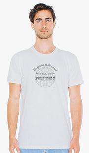 Rumi Quotes Fine Short Sleeve Unisex T Shirt - Light Gray - No Limits