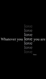 Rumi Quotes Fine Short Sleeve Unisex T Shirt - Love - Black