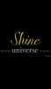 T-shirt Femme Rumi Quotes Fine à manches courtes - Shine - Noir