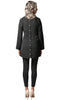 Sera Long Modest Two Way Tunic - Black - Final Sale