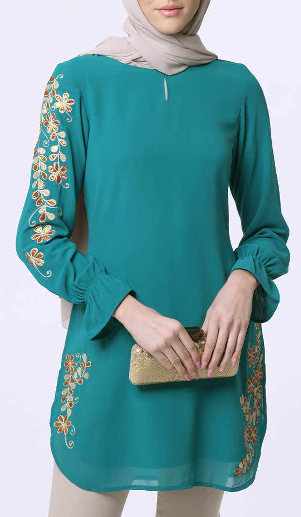 Long tunic on sale dress hijab