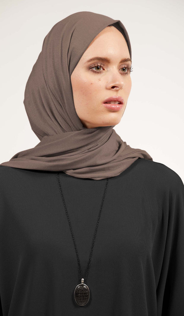 Premium Everyday Jersey Wrap Hijab - Mink