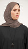 Hijab en jersey premium de tous les jours - Vison