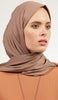 Soft Everyday Jersey Wrap Hijab - Mink