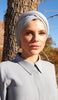 Soft Everyday Jersey Wrap Hijab - Silver