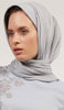 Soft Everyday Jersey Wrap Hijab - Silver