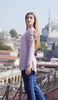Soraya Essential Gathered Sleeve Tunic - Blush Pink - FINAL SALE