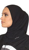 One Piece Stretch Sports Hijab - Black - ARTIZARA.COM