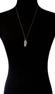 Sterling Silver Antique Look Allah Tag Necklace