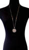 Collier Ayat al Kursi en argent sterling au look antique