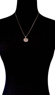 Sterling Silver Contemporary "Blessed Beginning" Bismillah Necklace