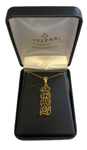 Gold-plated Sterling Silver "Blessed Beginning" Bismillah Necklace