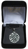 Collier Bismillah contemporain en argent sterling « Début béni »