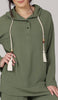 Tina Hoodie Shirt - Olive