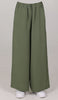 Tina Loose Stretch Wide Leg Pants - Olive