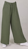 Tina Loose Stretch Wide Leg Pants - Olive