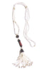 Turkish Artisan Tassel Necklace - Agate