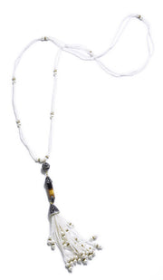 Turkish Artisan Tassel Necklace - Tigers Eye