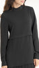 Valia Modest Essential Everyday Blouse - Black