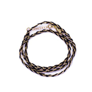 Yusra Gold plated Sterling Silver Braided Necklace/ Bracelet/ Anklet
