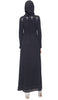 Zaira Embroidered Formal Muslim Evening Dress - Gray