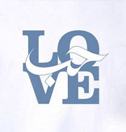 Mens Love Short Sleeve Designer Tee - White - ARTIZARA.COM