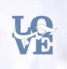 Mens Love Short Sleeve Designer Tee - White - ARTIZARA.COM