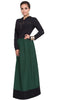 Bella Pleated Formal Long Maxi Skirt - Green - ARTIZARA.COM