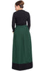 Bella Pleated Formal Long Maxi Skirt - Green - ARTIZARA.COM