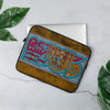Wa Bil Walideini Ehsana (Et soyez gentil avec vos parents) Étui pour ordinateur portable de calligraphie arabe