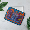 Bismillah (Début béni) Calligraphie arabe Étui pour ordinateur portable