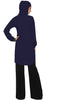 Leah Long Modest Tunic Dress - Dark Navy - FINAL SALE